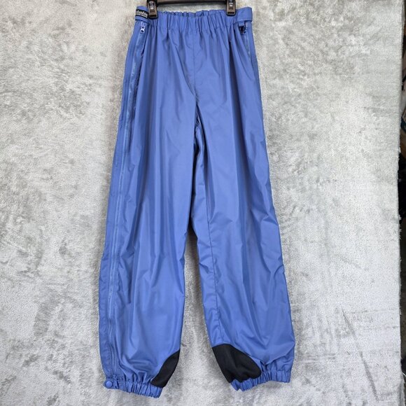 Columbia Pants Womens Medium Blue Nylon Ski Snow Overpants Side Zip SL8180 - Picture 1 of 11